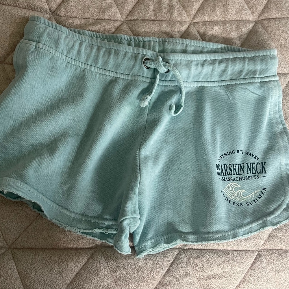 Ocean Drive Light Teal Drawstring Athletic Shorts